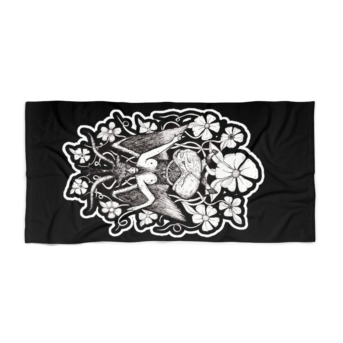 Baphomet Beach Towel