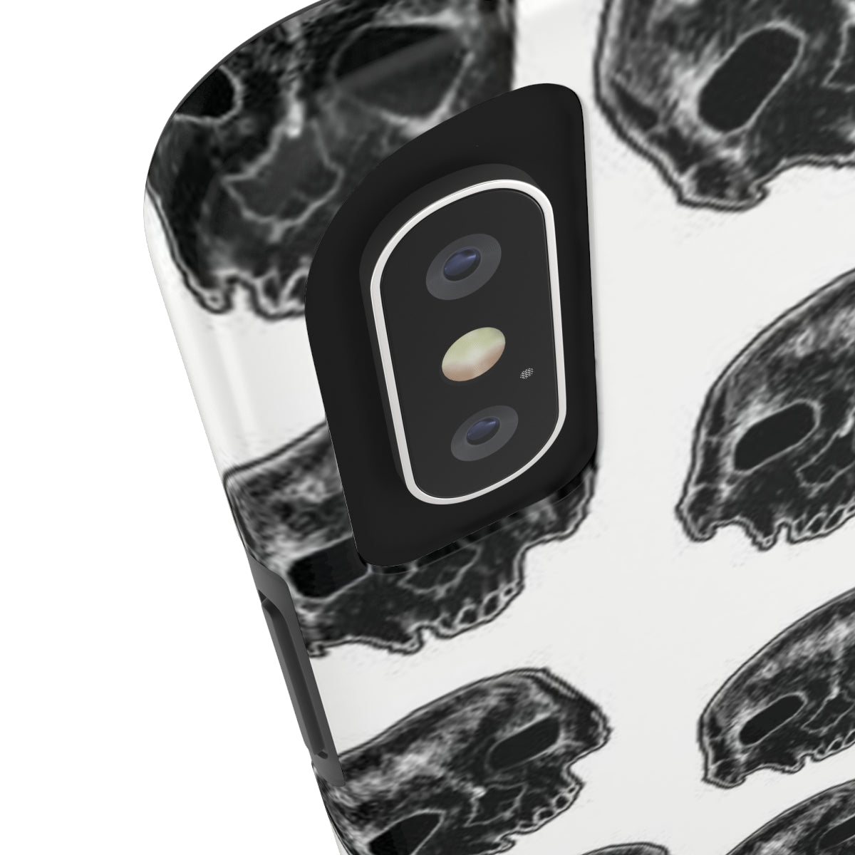 Skull Illustration by Kelly Kresconko Phone Case