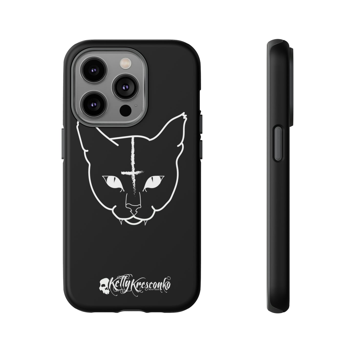 Hell Cat Phone Case (40 different sizes to choose from)