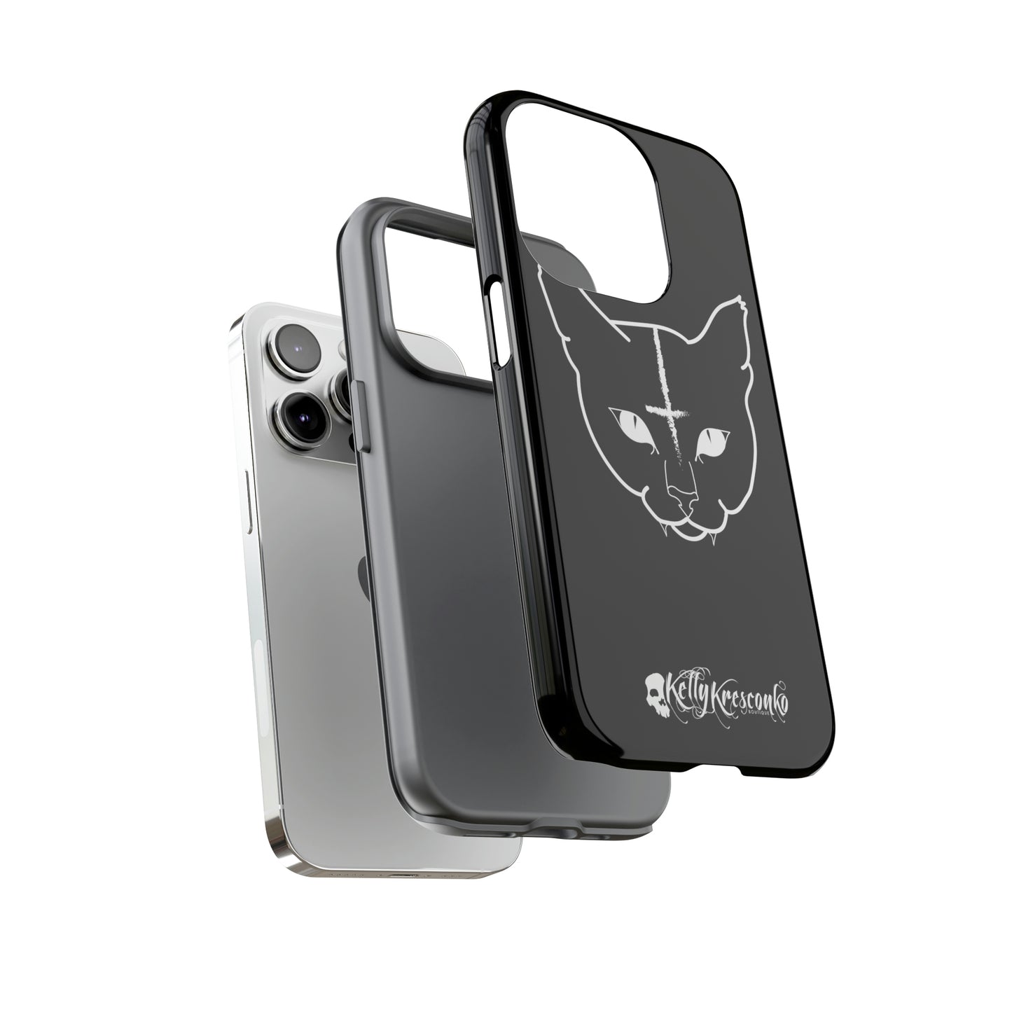 Hell Cat Phone Case (40 different sizes to choose from)