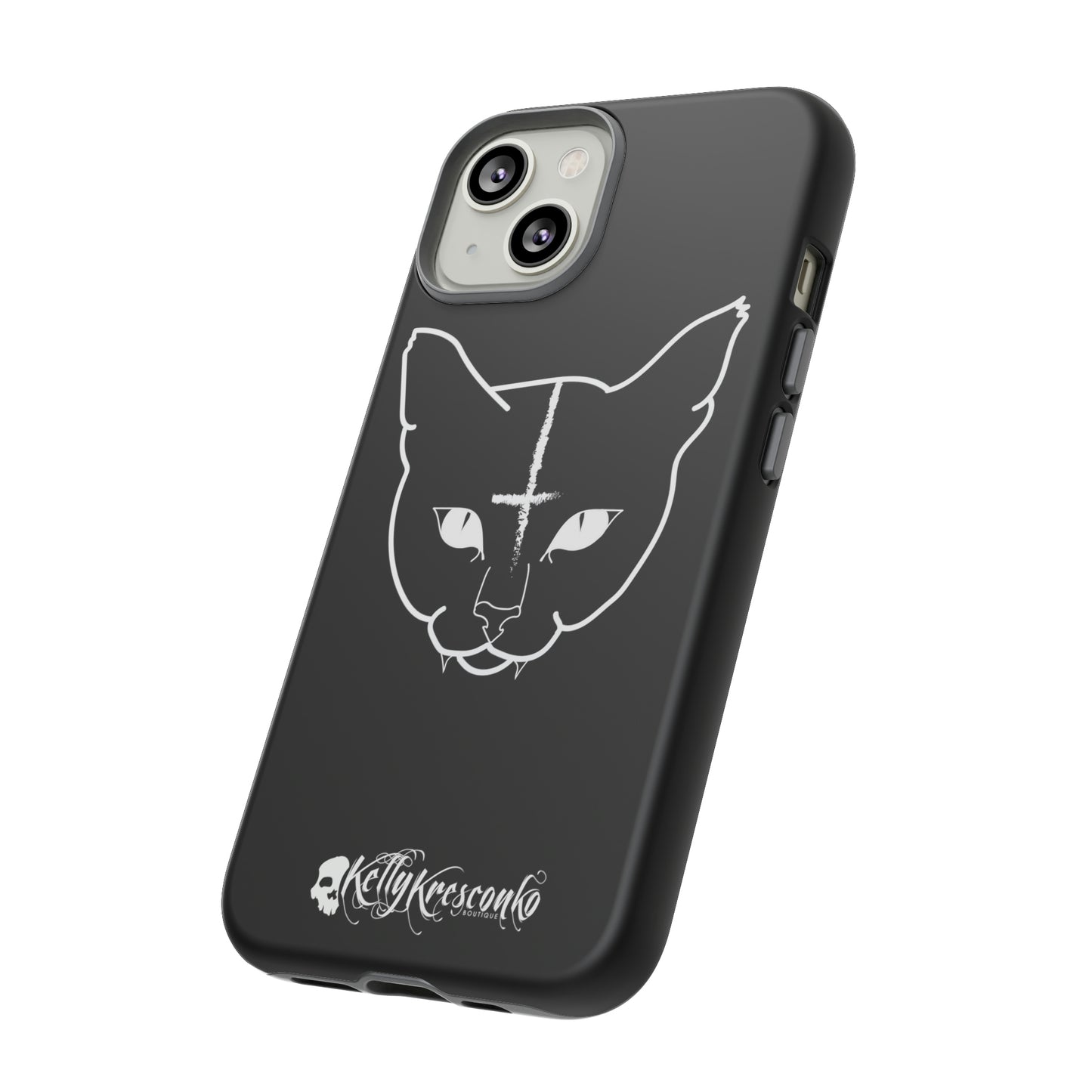 Hell Cat Phone Case (40 different sizes to choose from)