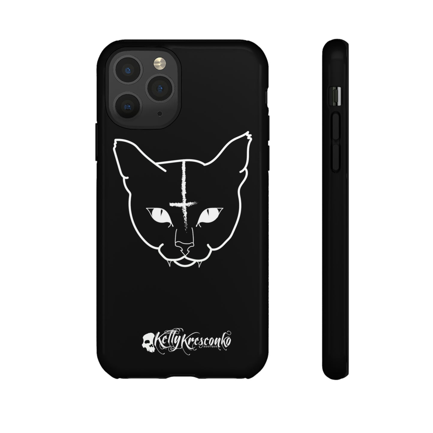 Hell Cat Phone Case (40 different sizes to choose from)