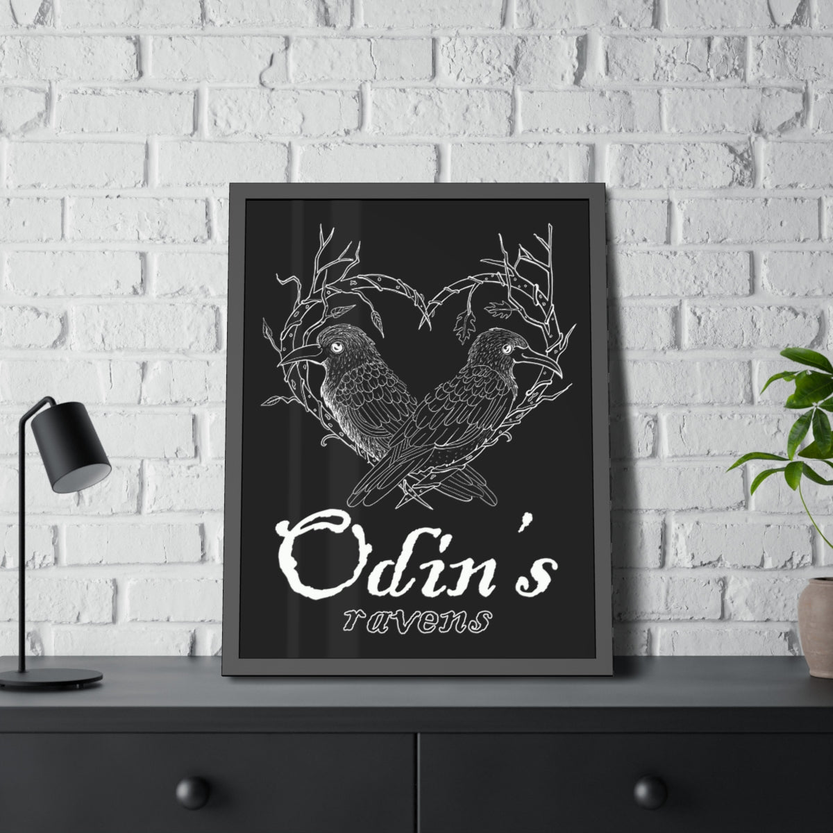 Odin's Ravens Framed Posters