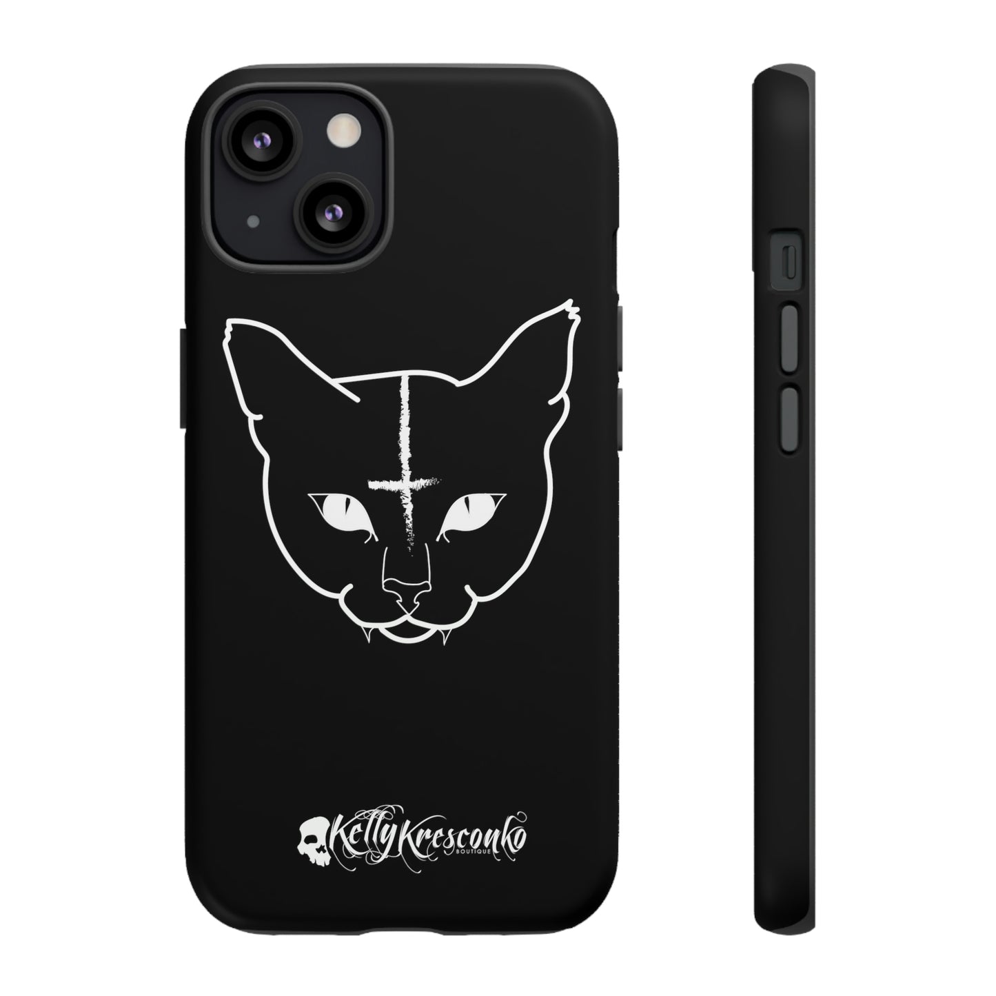 Hell Cat Phone Case (40 different sizes to choose from)