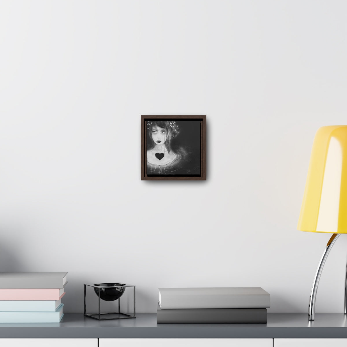 "Odessa, floating" by Kelly Kresconko Gallery Canvas Wrapped Print, Square Frame