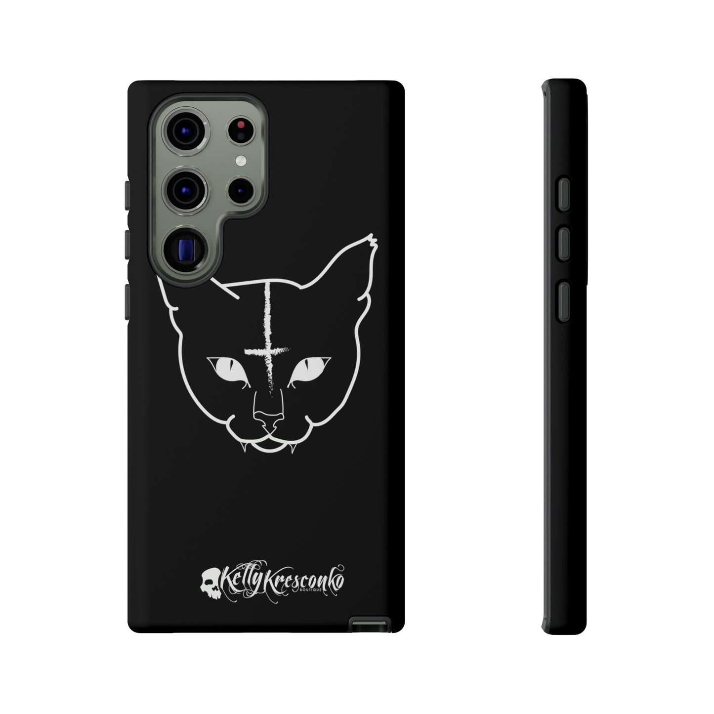 Hell Cat Phone Case (40 different sizes to choose from)