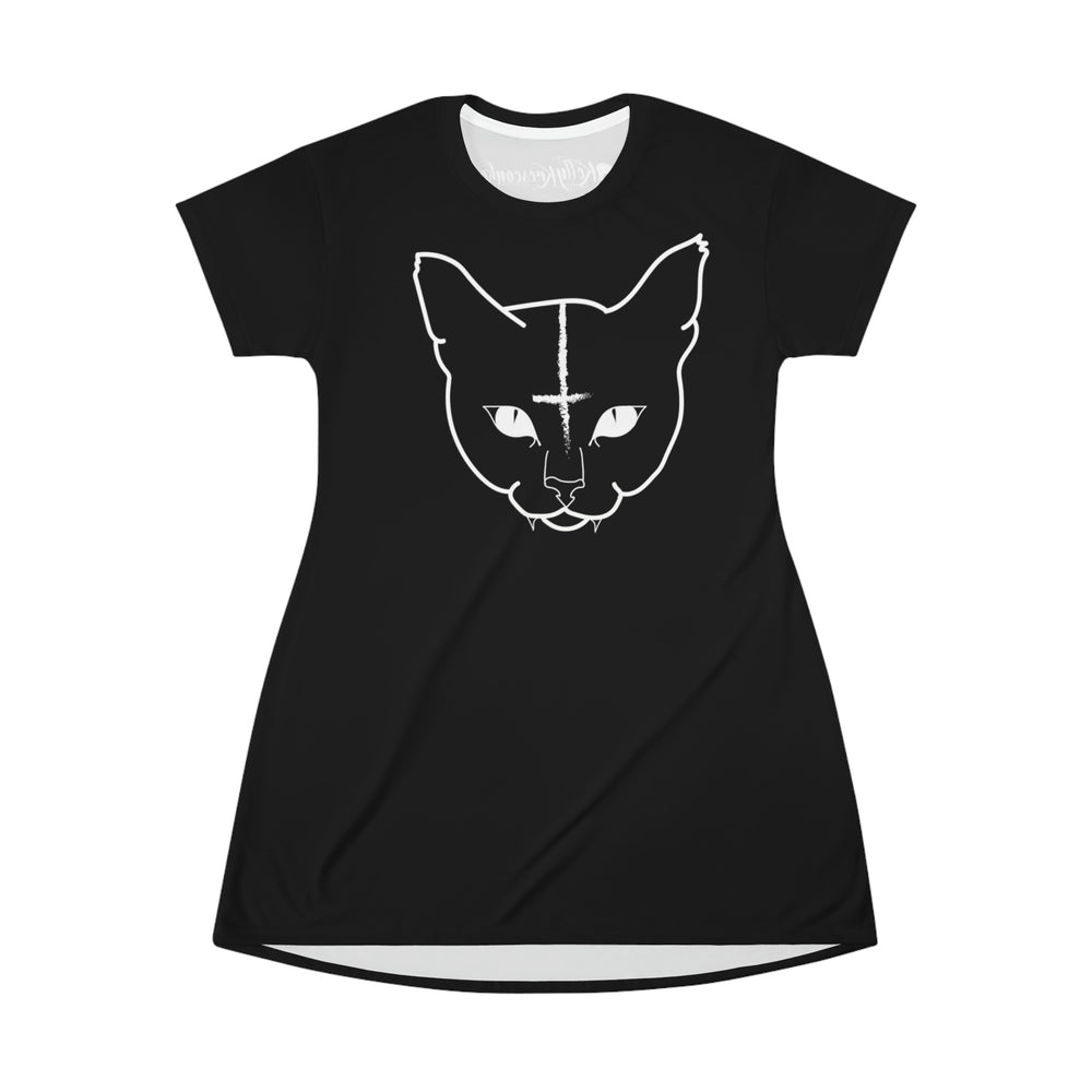 Hell Cat T-Shirt Dress