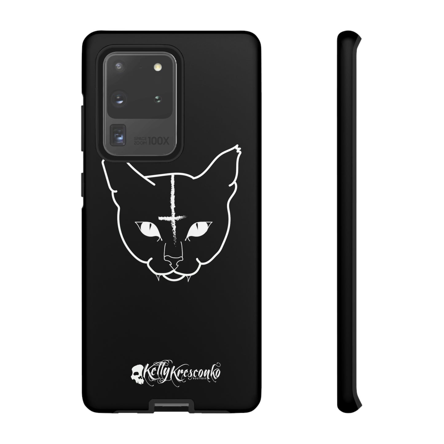 Hell Cat Phone Case (40 different sizes to choose from)