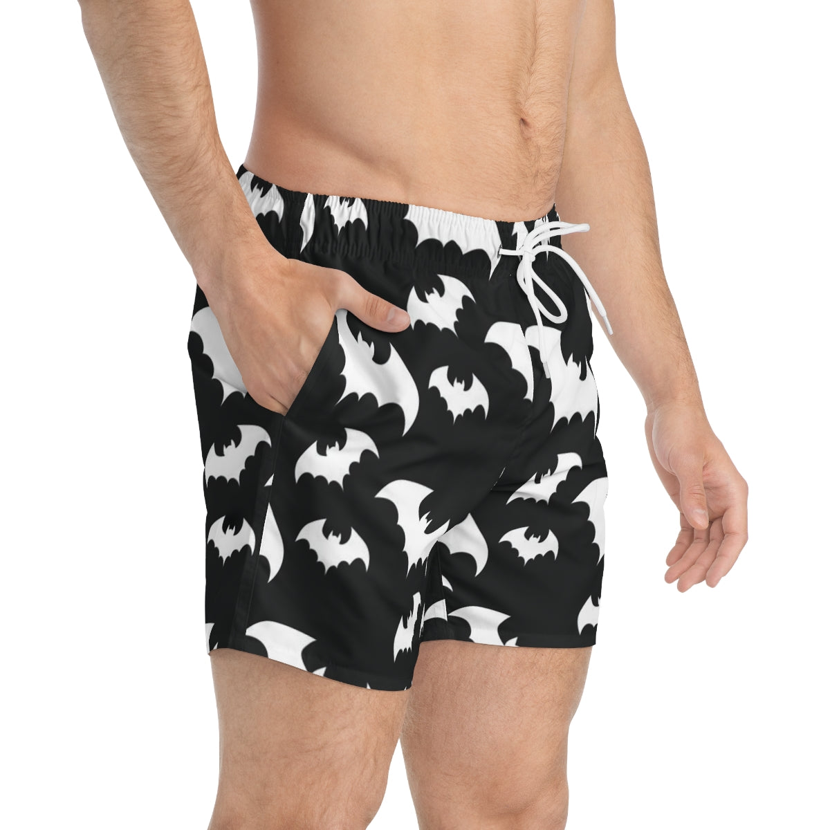 Batty Swim Trunks