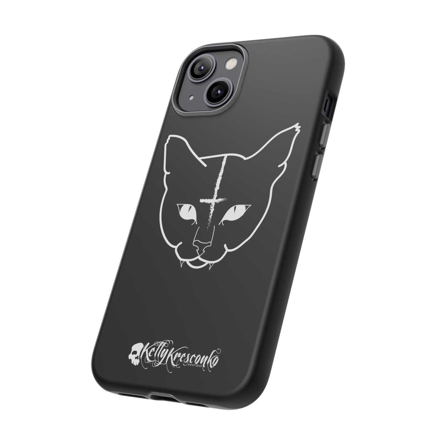 Hell Cat Phone Case (40 different sizes to choose from)