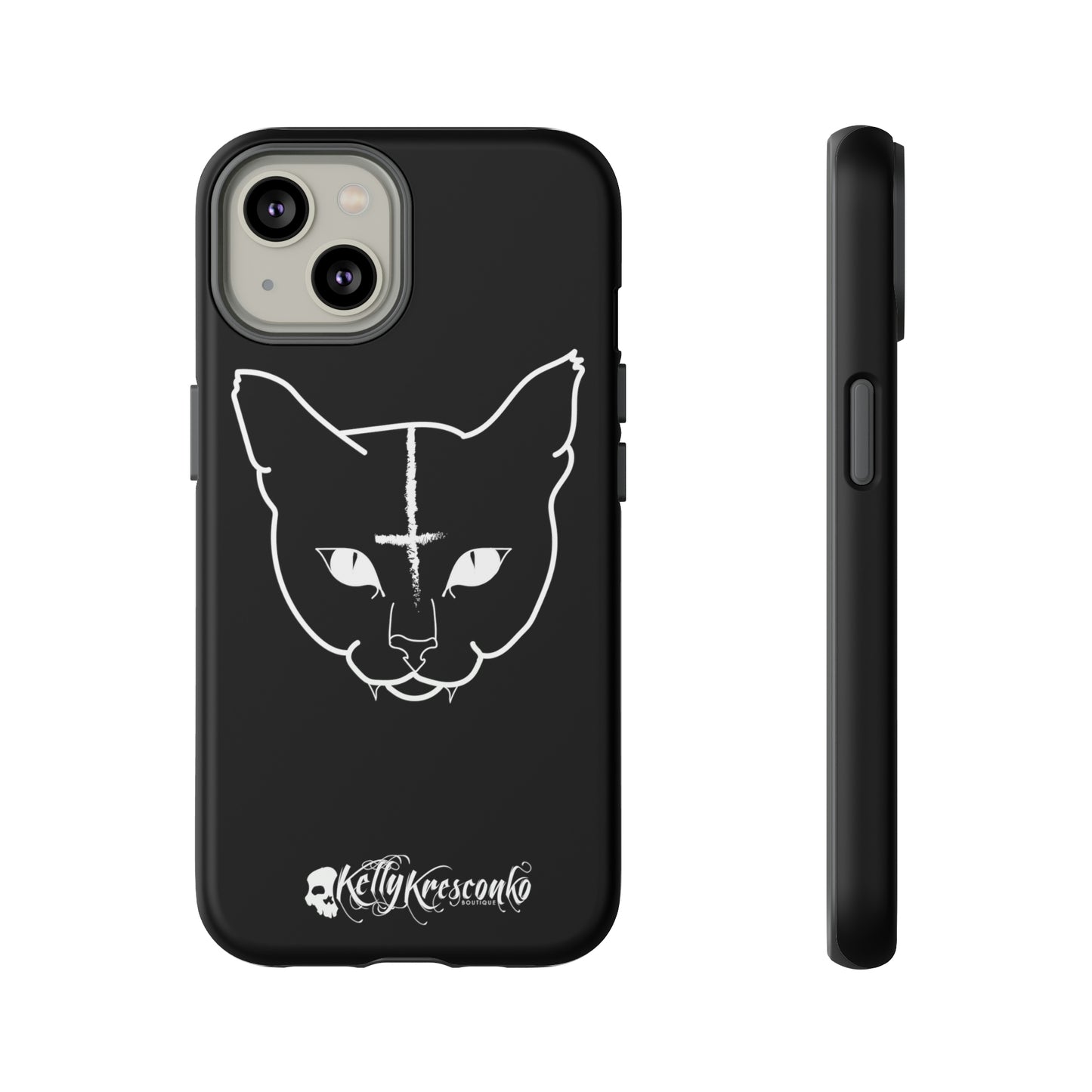 Hell Cat Phone Case (40 different sizes to choose from)