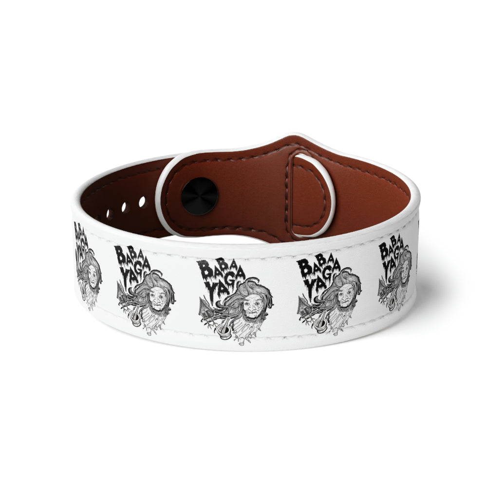 Baba Yaga Faux Leather Wristband