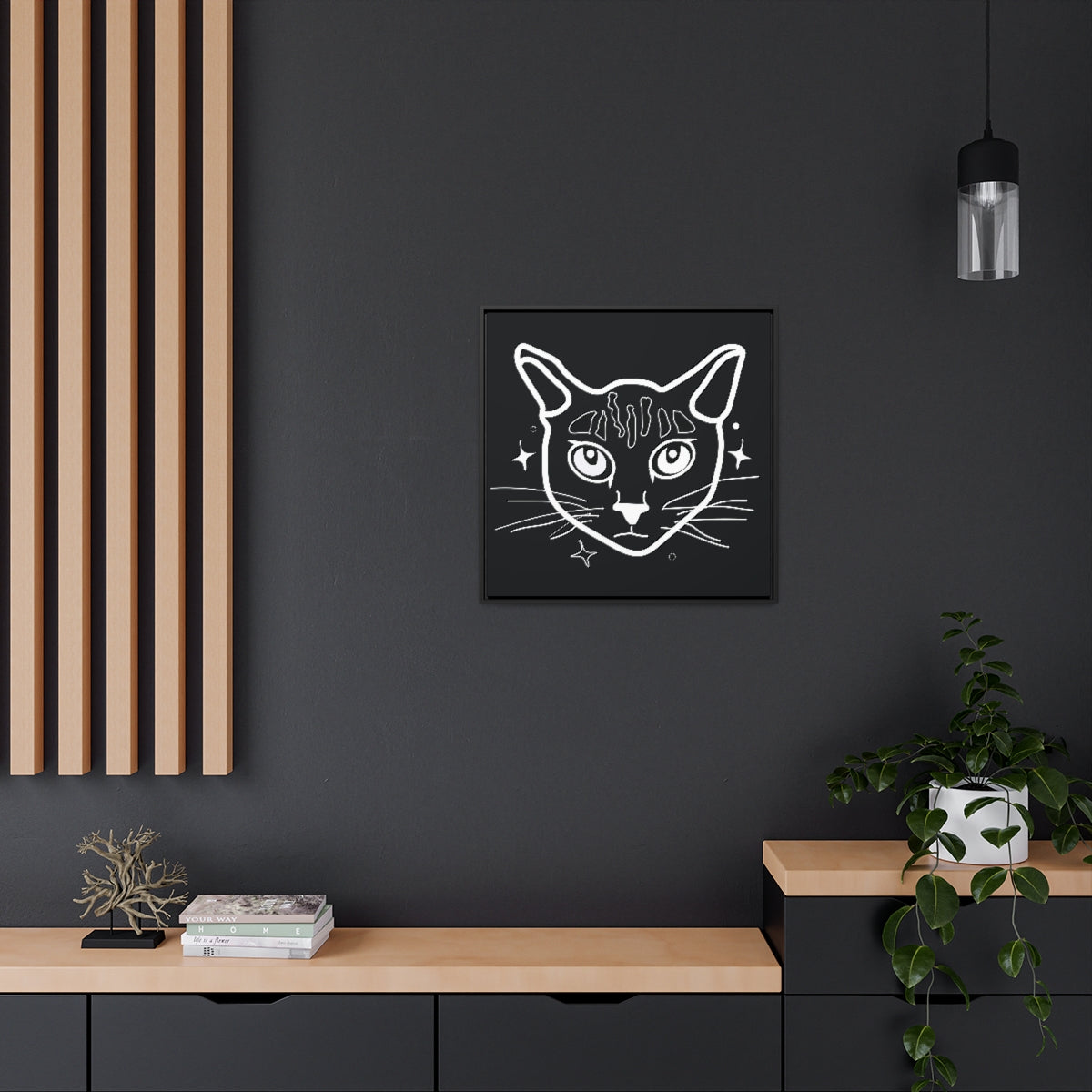 Good Kitty Gallery Canvas Wraps, Square Frame