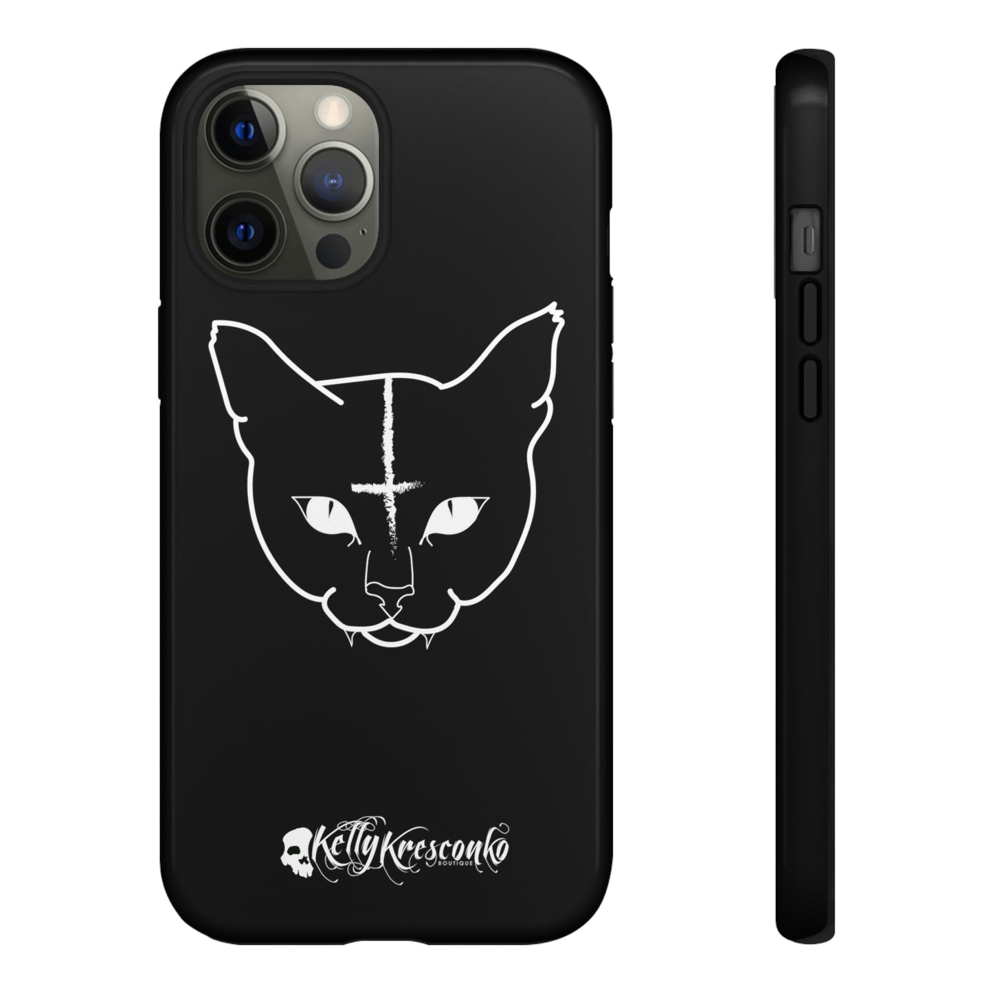 Hell Cat Phone Case (40 different sizes to choose from)