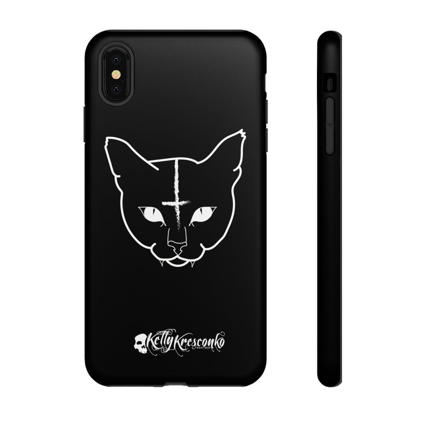 Hell Cat Phone Case (40 different sizes to choose from)