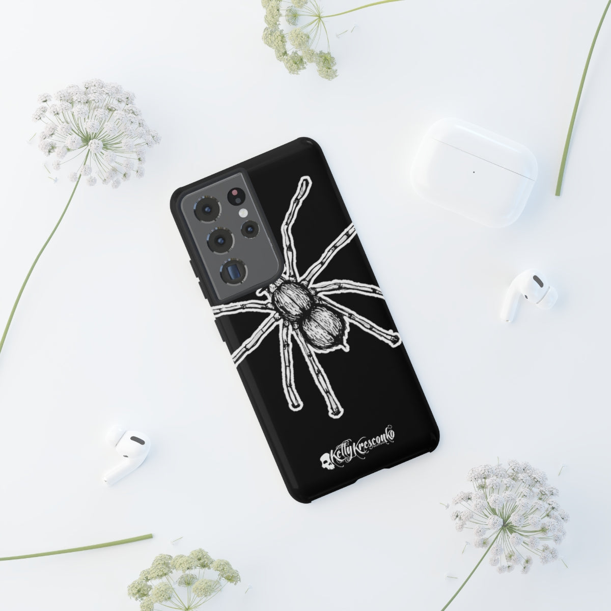 Sketchy Spider Phone Case