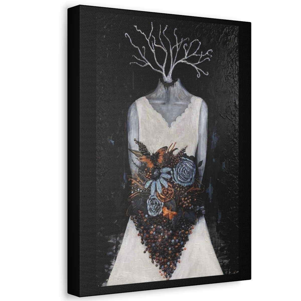 "Cantique" Painting by Kelly Kresconko on Printed Canvas (Reproduction)