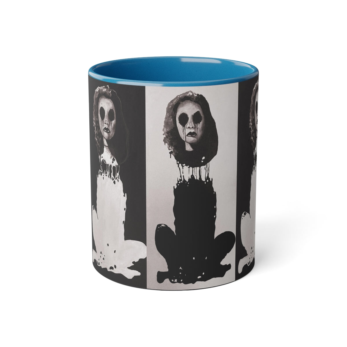 "Melancholy Felines" Painting by Kelly Kresconko Coffee Mug 11oz
