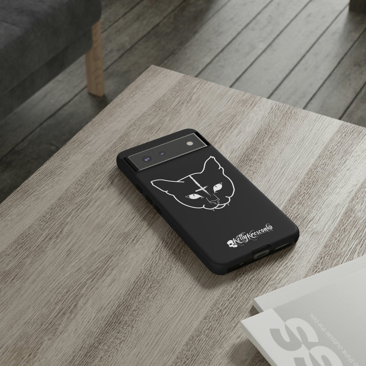 Hell Cat Phone Case (40 different sizes to choose from)