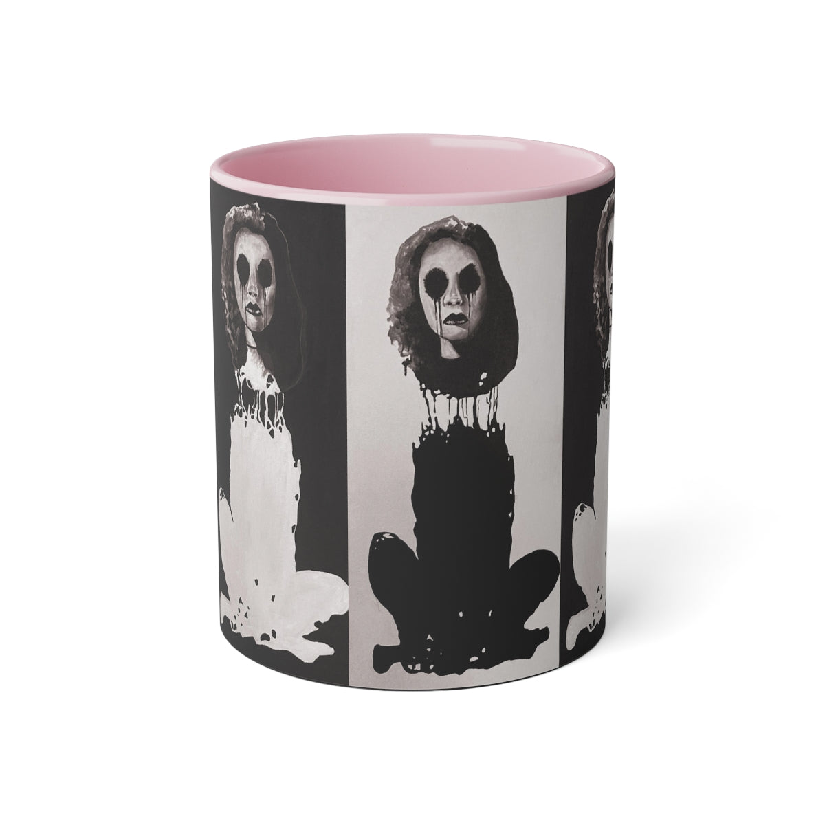 "Melancholy Felines" Painting by Kelly Kresconko Coffee Mug 11oz