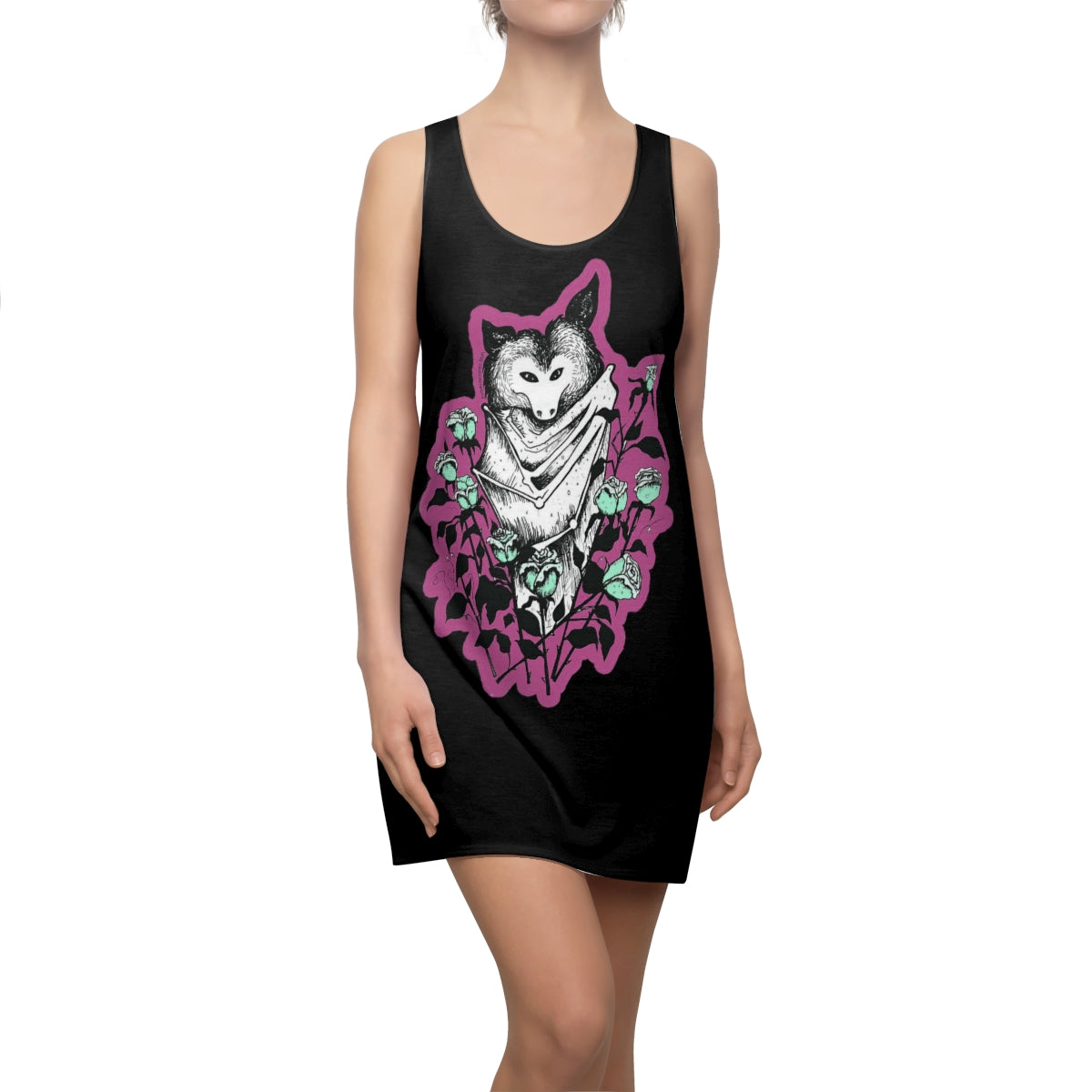 Illustrated by Kelly Kresconko Cut & Sew Racerback Dress