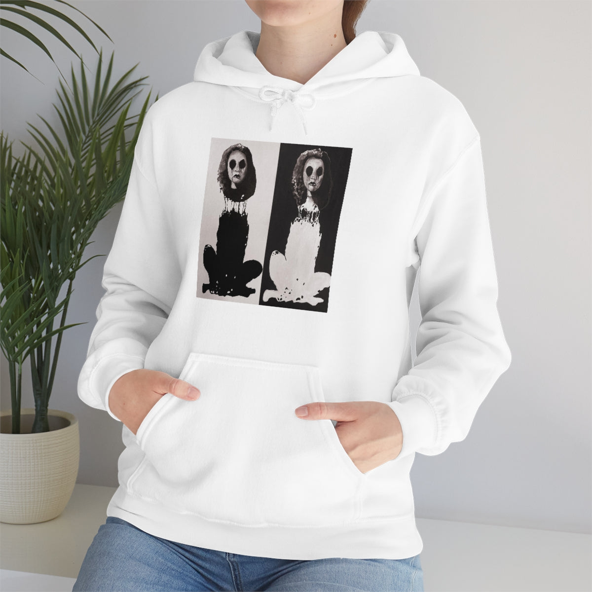 "Melancholy Felines" Unisex Heavy Blend™ Hooded Sweatshirt