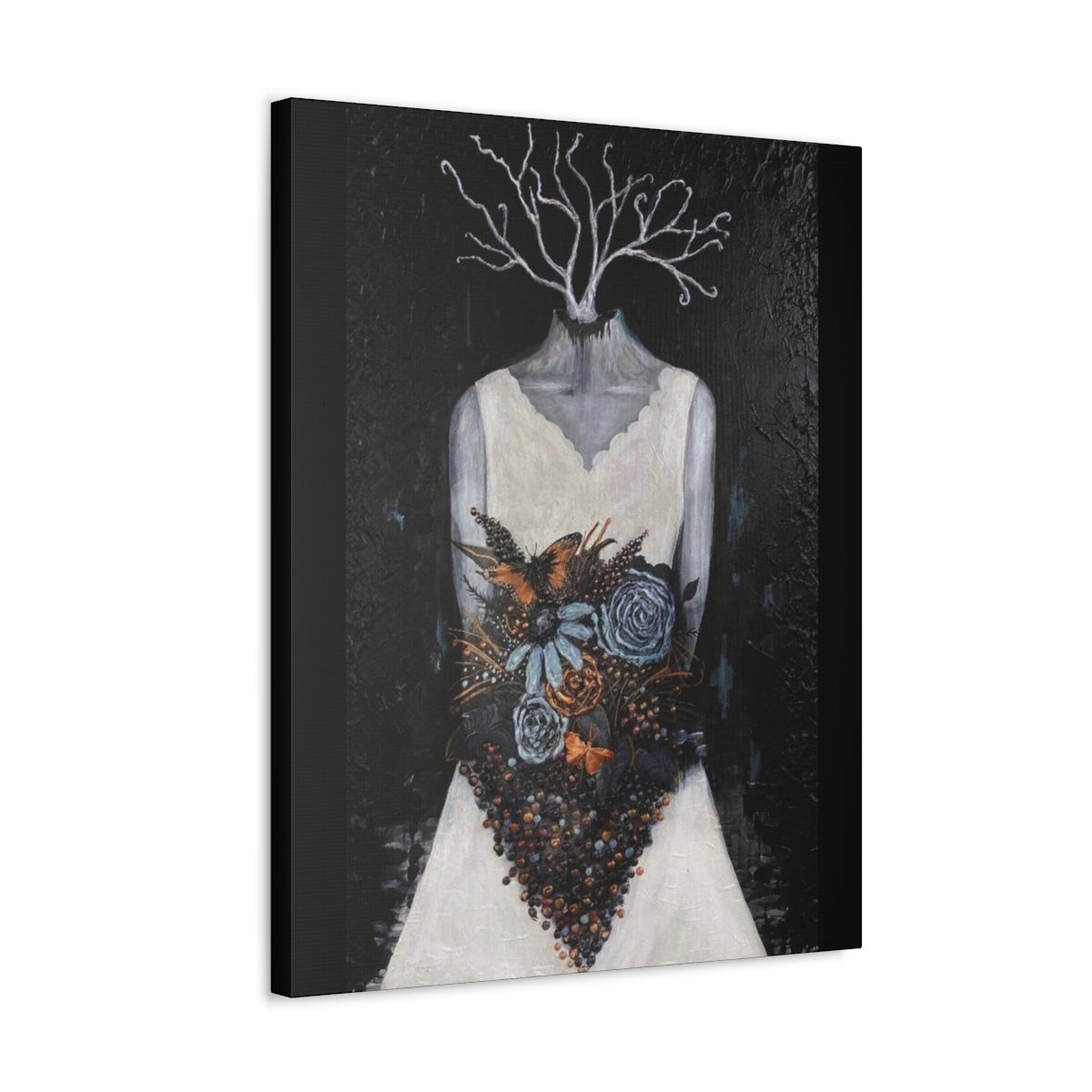 "Cantique" Painting by Kelly Kresconko on Printed Canvas (Reproduction)