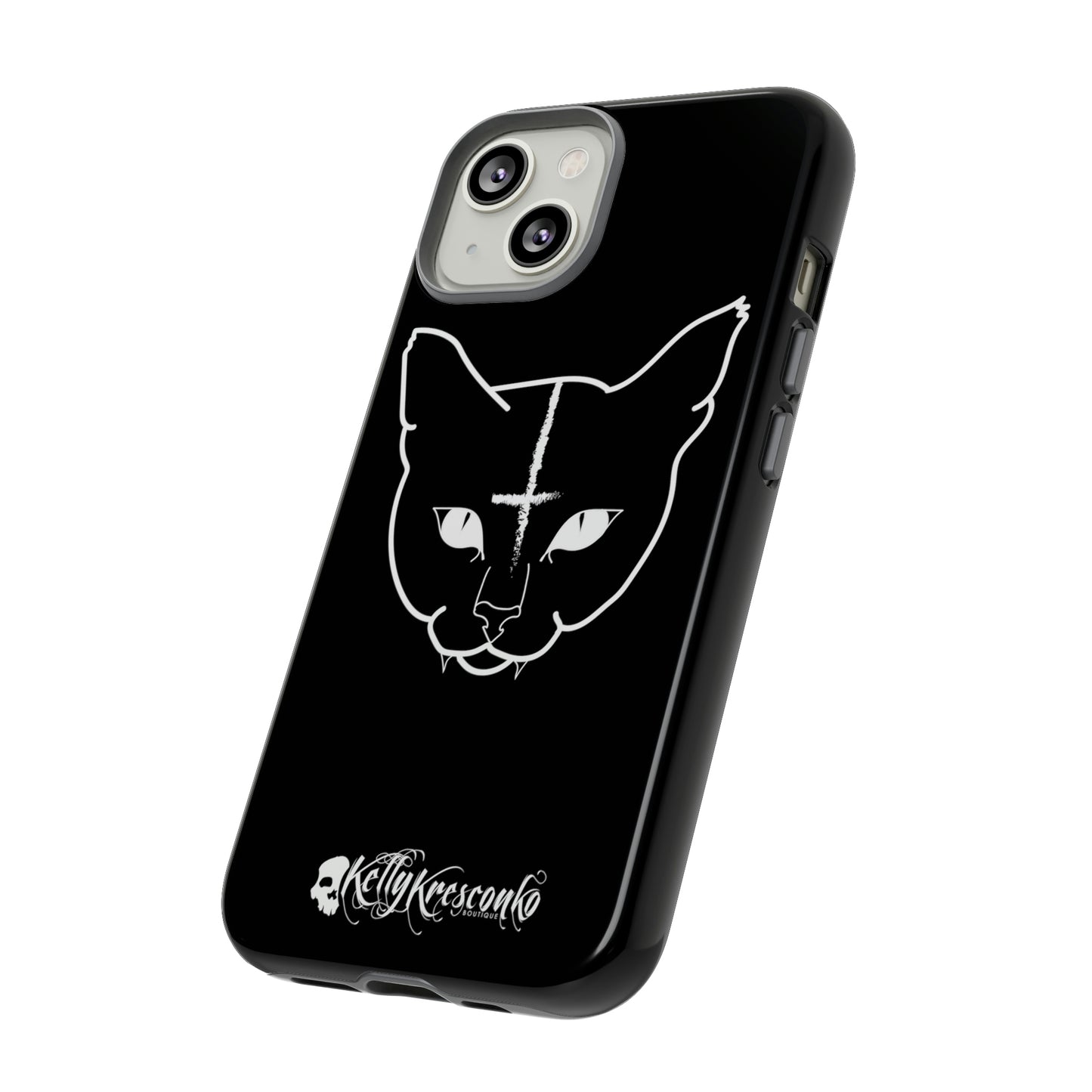 Hell Cat Phone Case (40 different sizes to choose from)