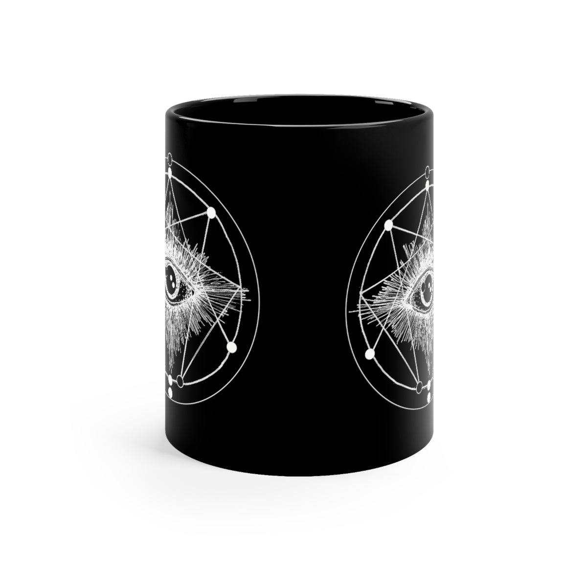 Enlightenment 11oz Black Mug