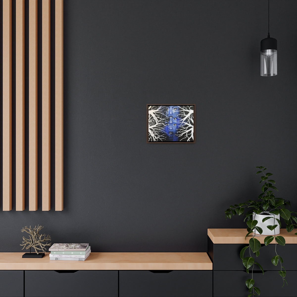 "Untitled" Painting by Kelly Kresconko PRINT on Gallery Canvas Wraps, Horizontal Frame