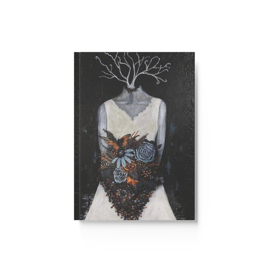 "Cantique" Painting by Kelly Kresconko Hard Backed Journal