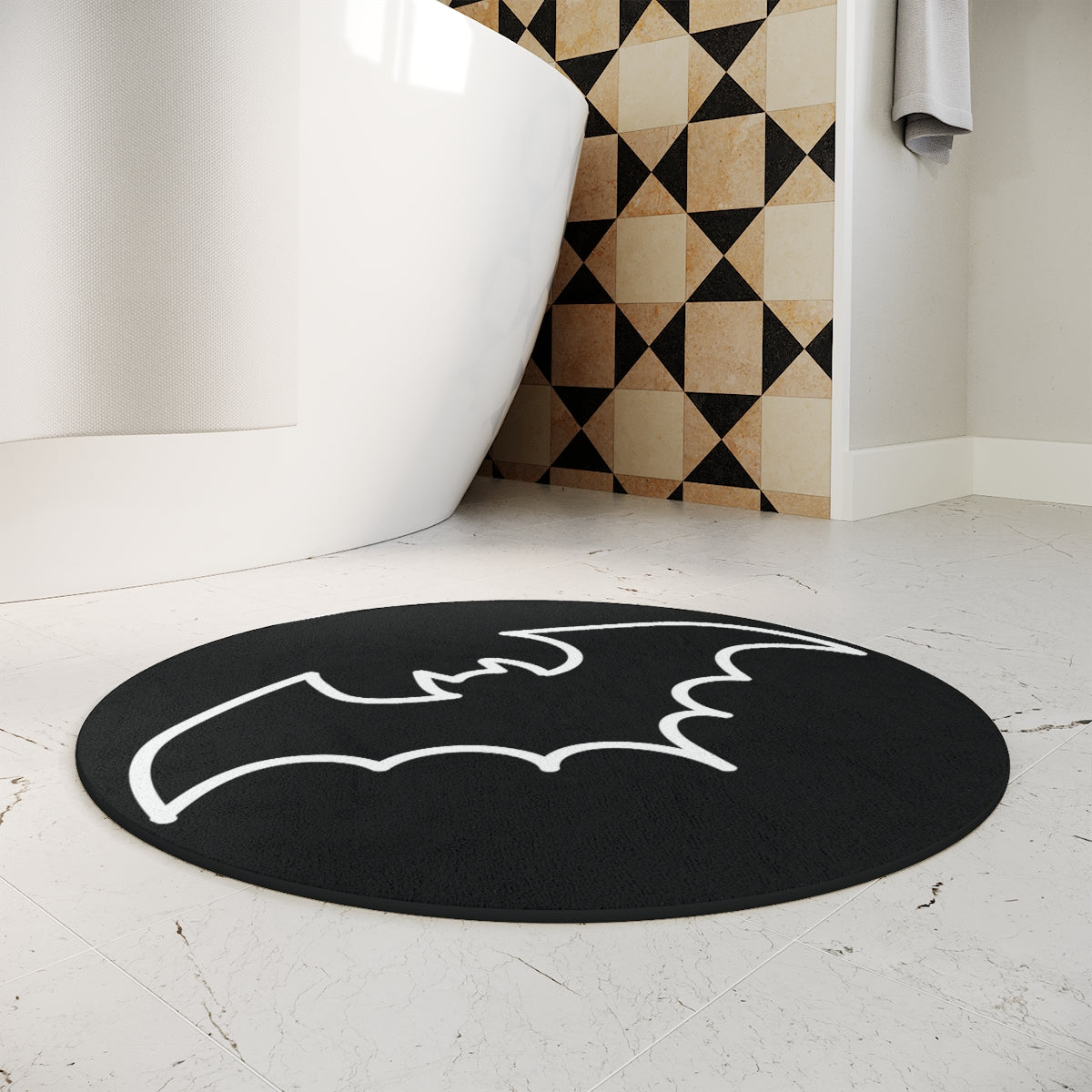 Beautiful Batty Bath Mat