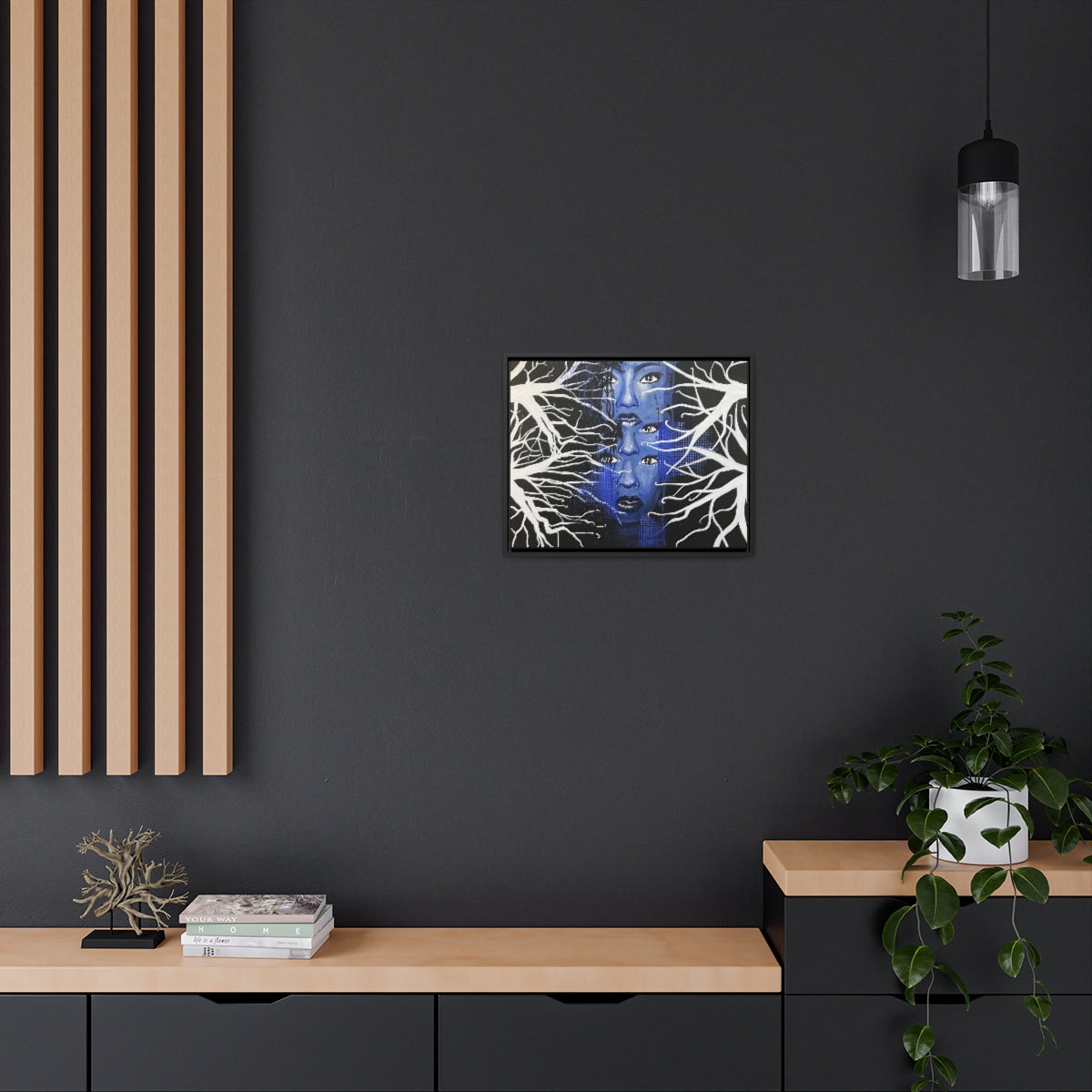 "Untitled" Painting by Kelly Kresconko PRINT on Gallery Canvas Wraps, Horizontal Frame