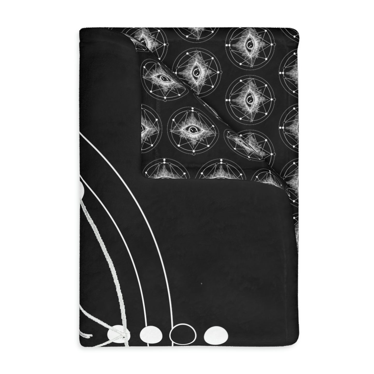 "Enlightenment" Velveteen Minky Blanket (Two-sided print)