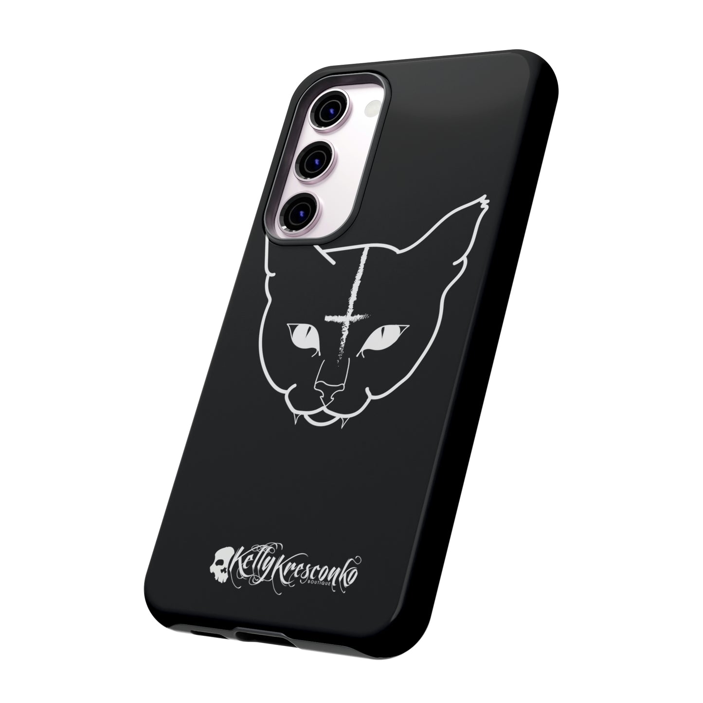 Hell Cat Phone Case (40 different sizes to choose from)